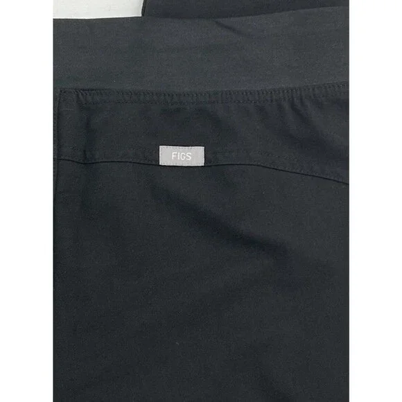 Figs Catarina Scrub Top and Kade Jogger Set Black Womens Size Small Nursing - Picture 11 of 14